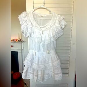 “Liv” Cotton Ruffle Dress by LoveShackFancy